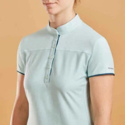 Polo Manches Courtes équitation Femme 500 Vert 6 Polo Manches Courtes équitation Femme 500 Vert -Magasin De Vêtements De Sport polo manches courtes equitation femme 500 bleu petrole 2