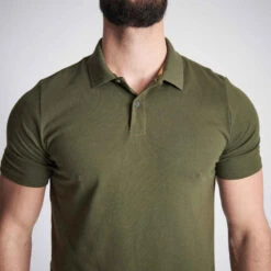 Polo Manches Courtes Respirant Coton Homme -100 Vert -Magasin De Vêtements De Sport polo manches courtes respirant coton homme 100 marron 2