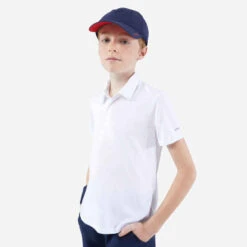 Artengo Polo De Tennis Enfant - TPO100 Blanc