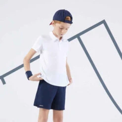 Artengo Polo De Tennis Enfant - TPO100 Blanc -Magasin De Vêtements De Sport polo tennis enfant blanc 3