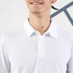 Artengo Polo De Tennis Manches Courtes Homme - Essential Blanc -Magasin De Vêtements De Sport polo tennis homme dry 100 blanc 3