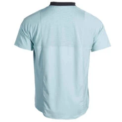 Polo Tennis Manches Courtes Homme - ARTENGO DRY Bleu Ciel Gris -Magasin De Vêtements De Sport polo tennis manches courtes homme tpo dry marine bleu ciel 8