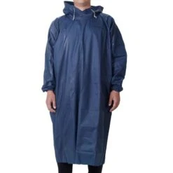 IMPERMÉABLE PÊCHE PONCHO POCKET DARK BLUE -Magasin De Vêtements De Sport poncho de peche 100 5