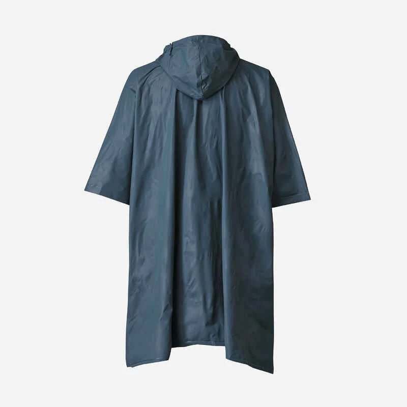 Poncho De Pluie De Randonnée - FORCLAZ MT 50 - 10L - GRIS 2 Poncho De Pluie De Randonnée - FORCLAZ MT 50 - 10L - GRIS – Image 2