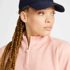 Pull De Golf Coupe-vent Femme MW500 Rose -Magasin De Vêtements De Sport pull de golf coupe vent femme mw500 rose 2