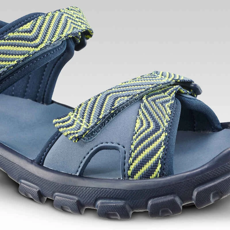 Quechua Sandales De Randonnée MH100 TW Bleues Et Jaunes - Enfant - 32 AU 37 7 Quechua Sandales De Randonnée MH100 TW Bleues Et Jaunes - Enfant - 32 AU 37 – Image 7
