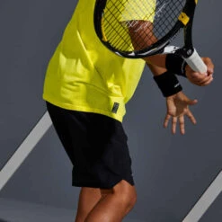 Artengo Short De Tennis Garçon - TSH900 Noir -Magasin De Vêtements De Sport short 900 garcon noir 2