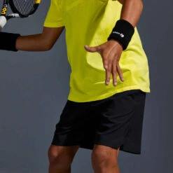Artengo Short De Tennis Garçon - TSH900 Noir -Magasin De Vêtements De Sport short 900 garcon noir 6