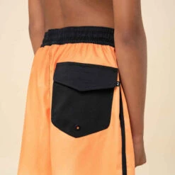 SHORT DE BAIN 500 ORANGE -Magasin De Vêtements De Sport short de bain 500 orange 3