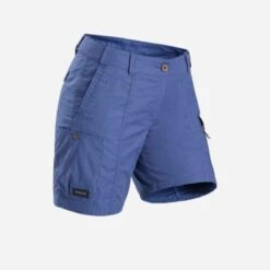 Short De Trek Voyage - TRAVEL 100 Bleu Femme