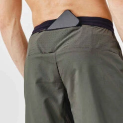 Kalenji Short Running Respirant Homme - Dry+ Olive Noire -Magasin De Vêtements De Sport short running respirant homme dry bleu fonce 3