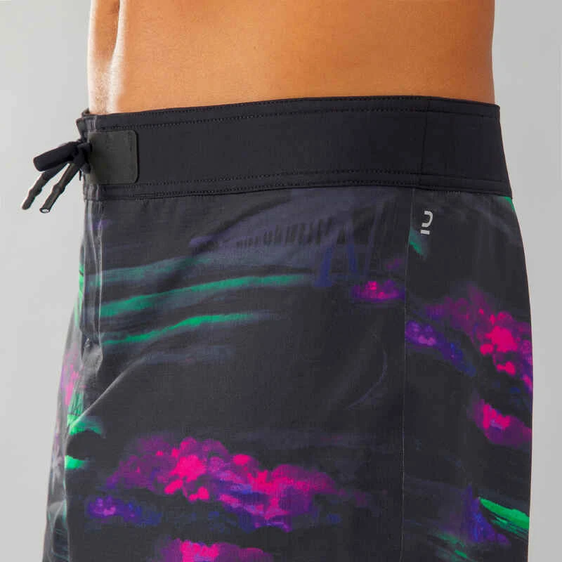 Surf Boardshort Standard 900 Flat Belt DARKCALIFA BLACK 7 Surf Boardshort Standard 900 Flat Belt DARKCALIFA BLACK – Image 7