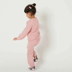 Survêtement Enfant - Basique Rose -Magasin De Vêtements De Sport survetement 100 baby gym bleu marine 7