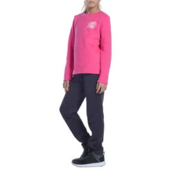 Survêtement 100 Gym Fille Rose Imprimé Warm'y -Magasin De Vêtements De Sport survetement 100 gym fille rose imprime warm y 4