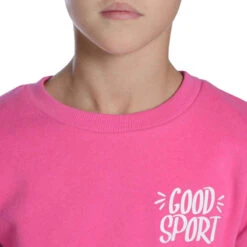 Survêtement 100 Gym Fille Rose Imprimé Warm'y -Magasin De Vêtements De Sport survetement 100 gym fille rose imprime warm y 5