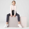 Survêtement Enfant Synthétique Respirant - S500 Gris Foncé Et Rose