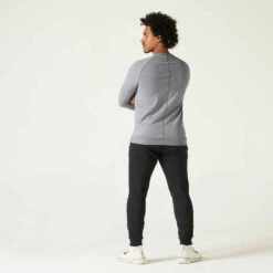 Sweat Fitness Homme - Crew 100 Gris Schiste 10 Sweat Fitness Homme - Crew 100 Gris Schiste -Magasin De Vêtements De Sport sweat 120 homme gris clair chine 2
