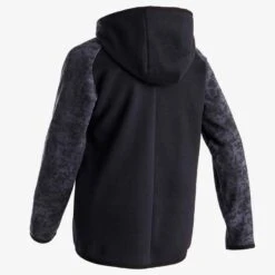 Sweat Capuche Chaud 100 Garçon GYM ENFANT Noir Imprimé 6 Sweat Capuche Chaud 100 Garçon GYM ENFANT Noir Imprimé -Magasin De Vêtements De Sport sweat capuche chaud 100 garcon gym enfant noir imprime 2