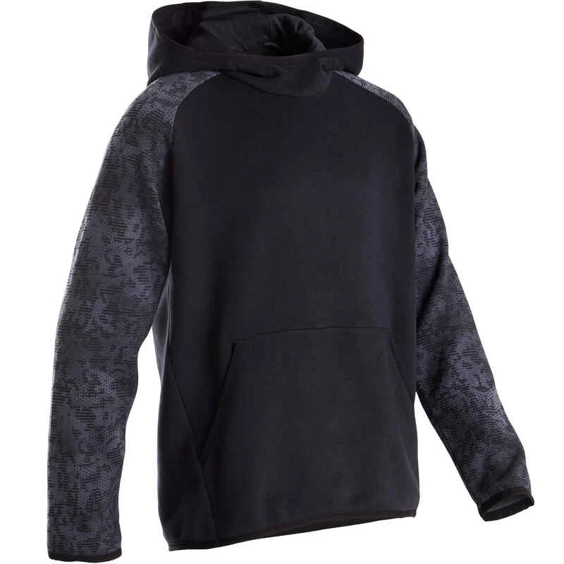 Sweat Capuche Chaud 100 Garçon GYM ENFANT Noir Imprimé 1 Sweat Capuche Chaud 100 Garçon GYM ENFANT Noir Imprimé