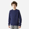 Sweat Col Rond Mixte, Chaud Enfant - Marine