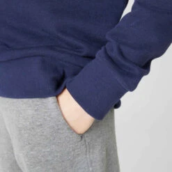 Sweat Col Rond Mixte, Chaud Enfant - Marine -Magasin De Vêtements De Sport sweat col rond bleu marine enfant 2