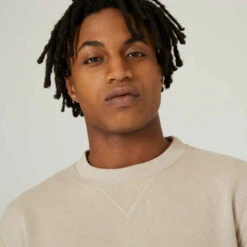 Sweat Crew Fitness Homme - 500 Essentials Lin 12 Sweat Crew Fitness Homme - 500 Essentials Lin -Magasin De Vêtements De Sport sweat fitness droit homme col rond essentiel noir 2