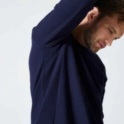 Sweat Fitness Homme - 100 Bleu Foncé -Magasin De Vêtements De Sport sweat fitness homme 100 bleu fonce 2