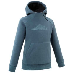 Quechua Sweat Polaire De Randonnée Gris Foncé - Enfant 7-15 Ans