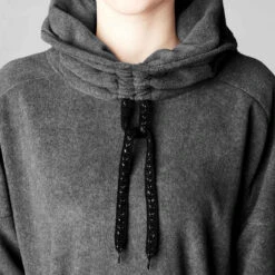 SWEAT POLAIRE RELAXATION YOGA FEMME GRIS CHINE -Magasin De Vêtements De Sport sweat relaxation yoga femme gris chine 6