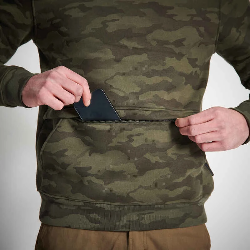 SWEAT-SHIRT CAPUCHE CHASSE CAMO HALFTONE 500 4 SWEAT-SHIRT CAPUCHE CHASSE CAMO HALFTONE 500 – Image 4