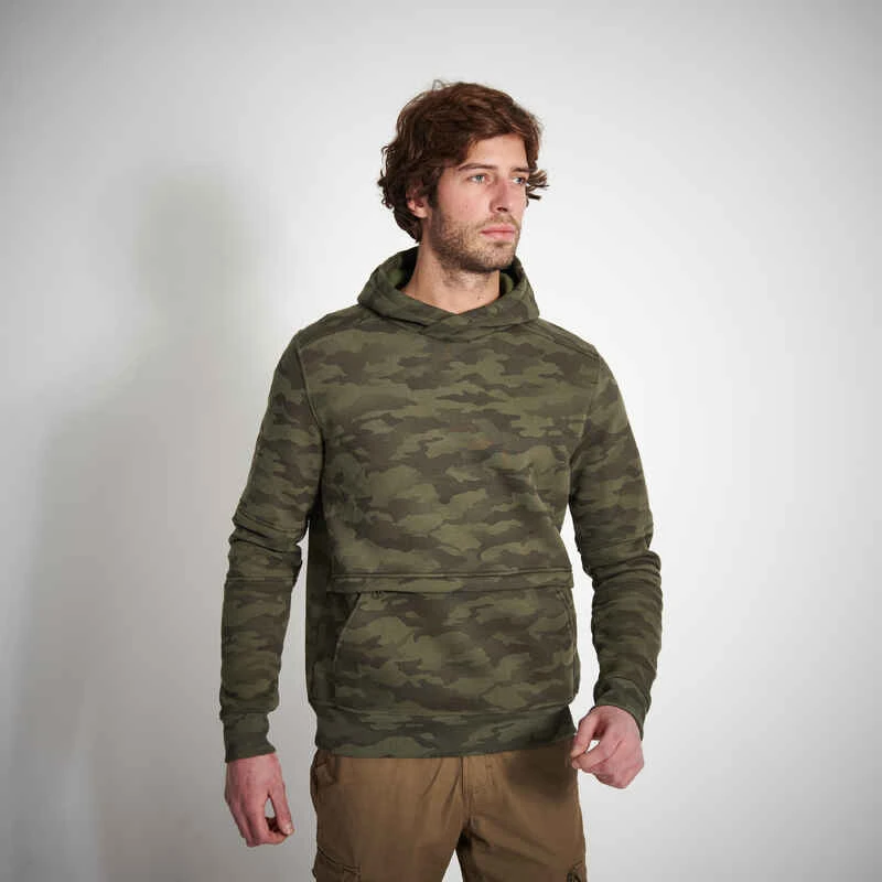 SWEAT-SHIRT CAPUCHE CHASSE CAMO HALFTONE 500 1 SWEAT-SHIRT CAPUCHE CHASSE CAMO HALFTONE 500