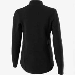 Sweat Zippé Col Montant Ajusté Femme Avec Poche - 520 Noir -Magasin De Vêtements De Sport sweat zippe freemove fitness noir 2