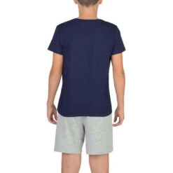 T-Shirt 100 Manches Courtes Gym Garçon Imprimé Bleu -Magasin De Vêtements De Sport t shirt 100 manches courtes gym garcon imprime bleu 3