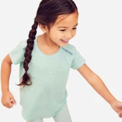 T-shirt Léger Respirant Enfant - 500 Turquoise