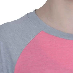 T-Shirt 500 Manches Longues Gym Fille Imprimé Rose Gris 17 T-Shirt 500 Manches Longues Gym Fille Imprimé Rose Gris -Magasin De Vêtements De Sport t shirt 500 manches longues gym fille imprime rose gris 6