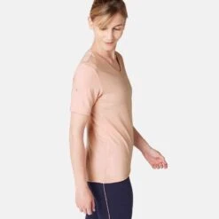 T-Shirt 510 Regular Pilates Gym Douce Femme Rose Printé