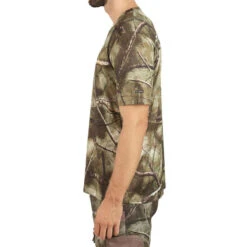 T-SHIRT CHASSE MANCHES COURTES 100 RESPIRANT CAMOUFLAGE TREEMETIC -Magasin De Vêtements De Sport t shirt chasse respirant 100 manches courtes camouflage foret 2