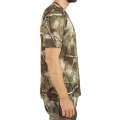 T-SHIRT CHASSE MANCHES COURTES 100 RESPIRANT CAMOUFLAGE TREEMETIC -Magasin De Vêtements De Sport t shirt chasse respirant 100 manches courtes camouflage foret 3