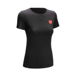 T-shirt De Randonnée Femme à Manches Courtes En Laine - TRAVEL 500