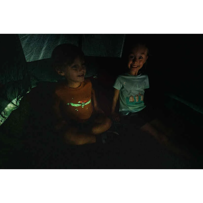 Quechua T-shirt De Randonnée - MH100 KID Marron Phosphorescent - Enfant 2-6 ANS 7 Quechua T-shirt De Randonnée - MH100 KID Marron Phosphorescent - Enfant 2-6 ANS – Image 7