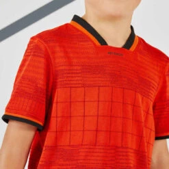 Artengo T-shirt De Tennis Garcon - TTS900 Rouge -Magasin De Vêtements De Sport t shirt de tennis garcon tts900 rouge 2