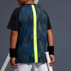 Artengo T SHIRT ENFANT 500 NOIR JAUNE -Magasin De Vêtements De Sport t shirt enfant 500 noir jaune 8