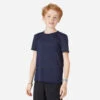 T-shirt Enfant Synthétique Respirant - 500 Marine