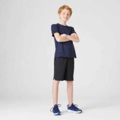 T-shirt Enfant Synthétique Respirant - 500 Marine -Magasin De Vêtements De Sport t shirt enfant synthetique respirant 500 marine 4
