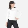 Artengo T-Shirt Tennis Manches Longues Thermique Femme - TH 900 Blanc Cassé