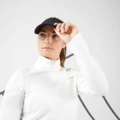 Artengo T-Shirt Tennis Manches Longues Thermique Femme - TH 900 Blanc Cassé 11 Artengo T-Shirt Tennis Manches Longues Thermique Femme - TH 900 Blanc Cassé -Magasin De Vêtements De Sport t shirt femme manches longues ts th 900 noir 2