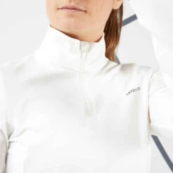 Artengo T-Shirt Tennis Manches Longues Thermique Femme - TH 900 Blanc Cassé 13 Artengo T-Shirt Tennis Manches Longues Thermique Femme - TH 900 Blanc Cassé -Magasin De Vêtements De Sport t shirt femme manches longues ts th 900 noir 4