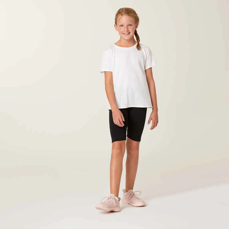 T-SHIRT FILLE COTON Blanc 4 T-SHIRT FILLE COTON Blanc – Image 4