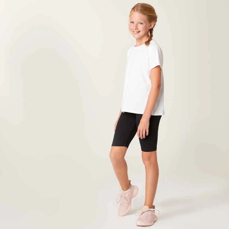 T-SHIRT FILLE COTON Blanc 5 T-SHIRT FILLE COTON Blanc – Image 5