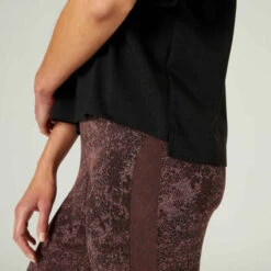 T-shirt Fitness Manches Courtes Large Coton Majoritaire Femme - 520 Noir -Magasin De Vêtements De Sport t shirt fitness manches courtes large coton majoritaire femme 520 blanc 5